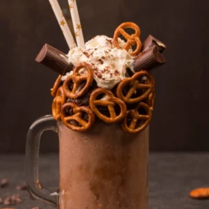 Chocolate overload shake at Exult Coffee House