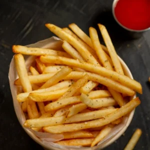 Classic French fries at Exult Coffee House